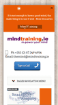 Mobile Screenshot of mindtraining.biz