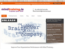 Tablet Screenshot of mindtraining.biz